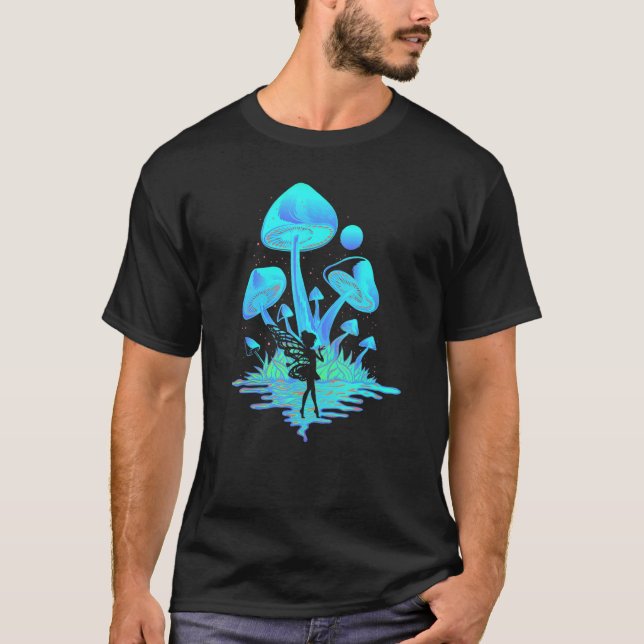 Magisk Älvdammsvamp Fairycore Goblincore Fa T Shirt (Framsida)