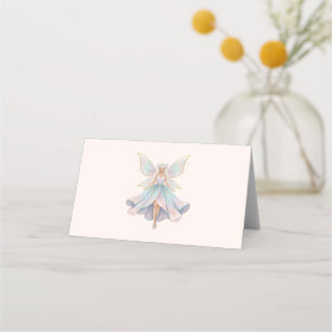 Magisk ängel fe pastel färger placeringskort
