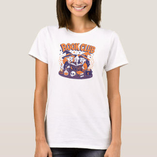 Magisk Bokklubb Rolig Halloween Läsning T Shirt
