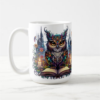 Magisk Boklig Ugl Kaffemugg