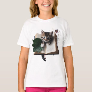 Magisk Boksliten Katten Barn T-Shirt – Whimsical