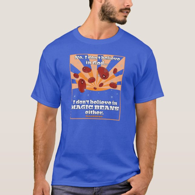 Magisk bönaT-tröja för hädelse Tee Shirt (Framsida)