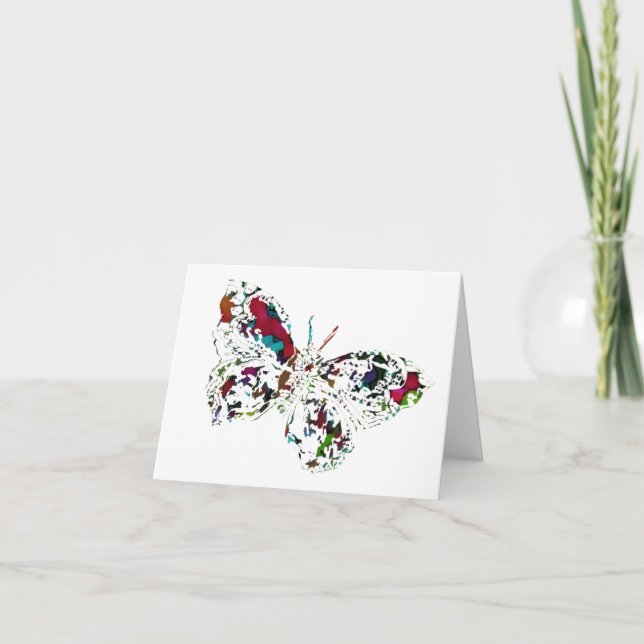 Magisk Butterfly ~ Card/inbjudningar Inbjudan (Framsida)