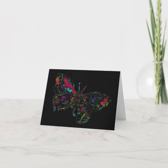 Magisk Butterfly ~ Card/inbjudningar Inbjudan (Framsida)