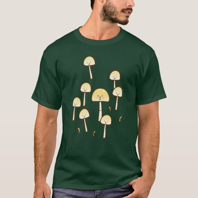 Magisk champinjonklotterkonst tee shirt (Framsida)