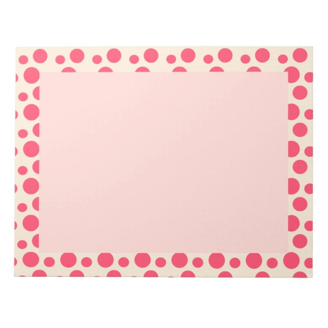 Magisk dryck Orange cirklar Anteckningsblock (Framsida)