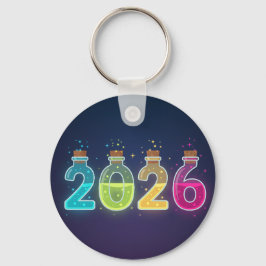 Magisk Dubbla 2026 vid ljusglimt Nyckelring