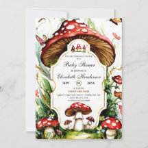 Magisk, enkel mushroom-babystövel