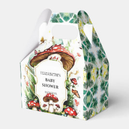 Magisk, enkel mushroom-babystövel presentaskar