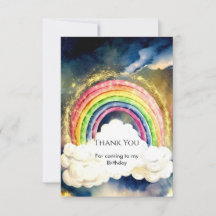 Magisk Enkel Regnbåge Födelsedag