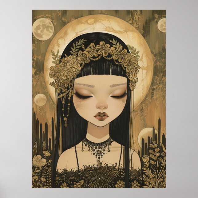 magisk fantasi serene dam magiska mysterium poster (Framsidan)
