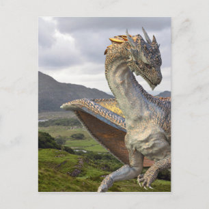 Magisk Fantasy Bronsdrake Vykort