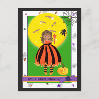 Magisk flicka vykort