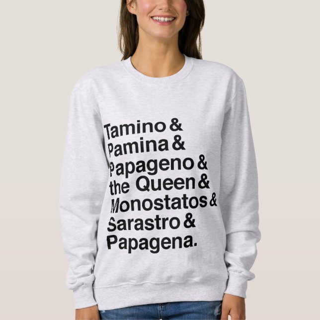 Magisk flöjtteckenskjorta t shirt (Framsida)