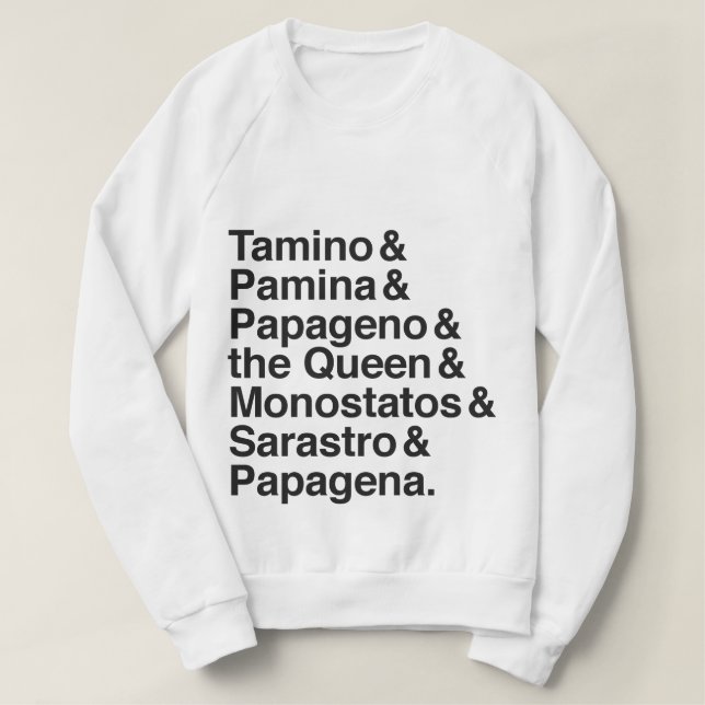 Magisk flöjtteckenskjorta t shirt (Design framsida)