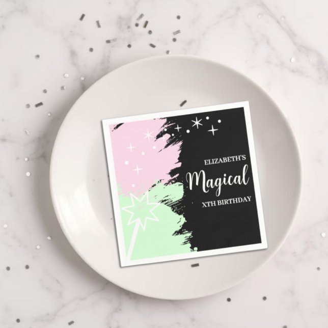 Magisk födelsedag pappersservett (Skapare uppladdad)