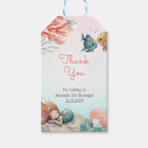 Magisk Födelsedagsfest under Sea Watercolor