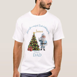 Magisk födelsedagsinbjudan från Tomte  T Shirt