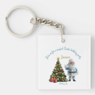 Magisk födelsedagsinbjudan med Tomte