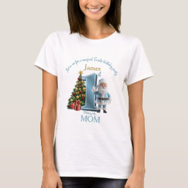 Magisk födelsedagsinbjudan med tomte – 1-års födel t shirt