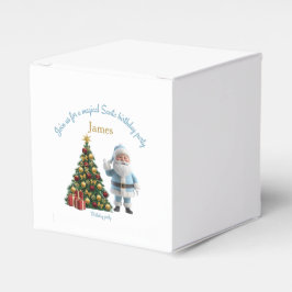 Magisk födelsedagsinbjudan med Tomte  Presentaskar