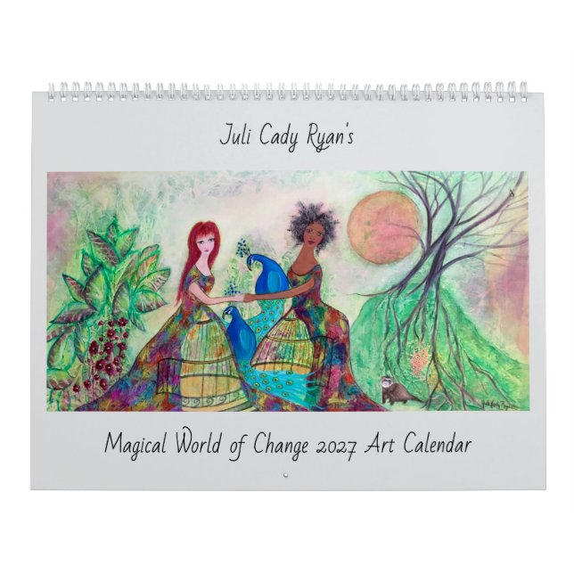 Magisk förändring Whimsical Art 2027 Kalender (Omslag)