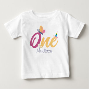 magisk första baby-födelsedag personlig namn t shirt