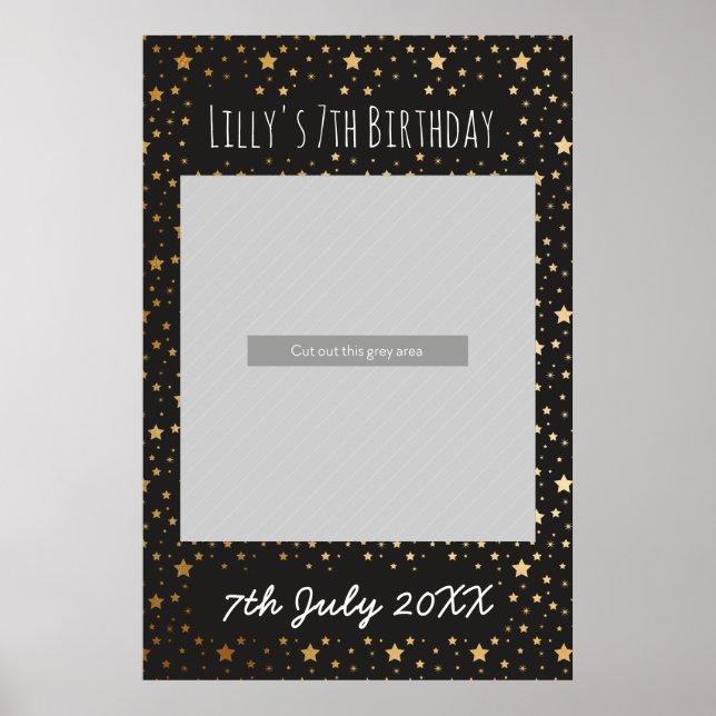 Magisk fotobås rekvisitaposter poster (Framsidan)