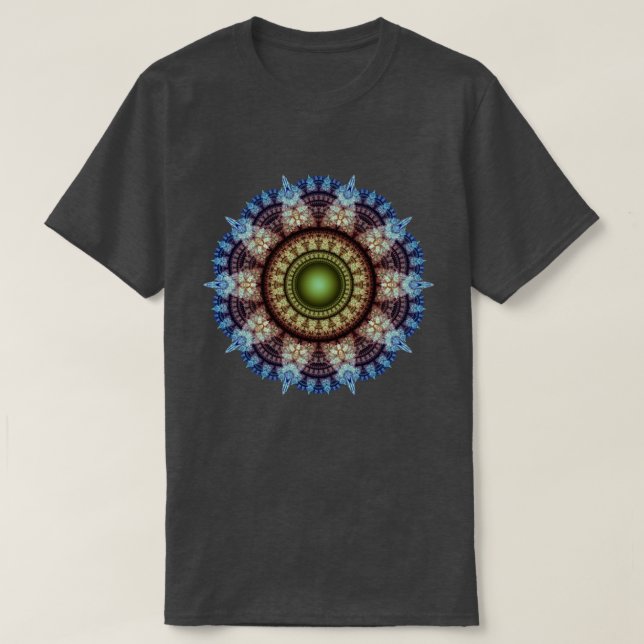 Magisk fraktal ornament t shirt (Design framsida)