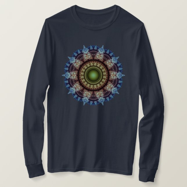 Magisk fraktal ornament t shirt (Design framsida)