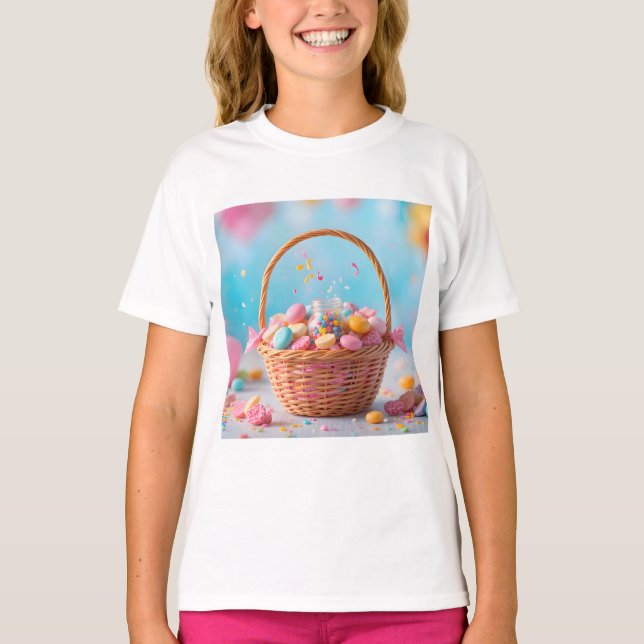 Magisk Godis Korg T Shirt (Framsida)
