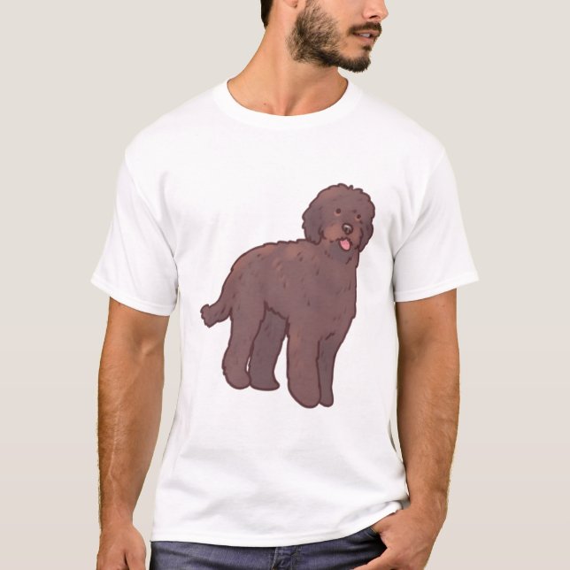 Magisk golden doodle hund t shirt (Framsida)
