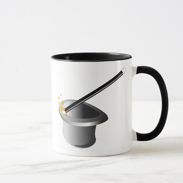 Magisk hatt & trollspö mugg (Höger)