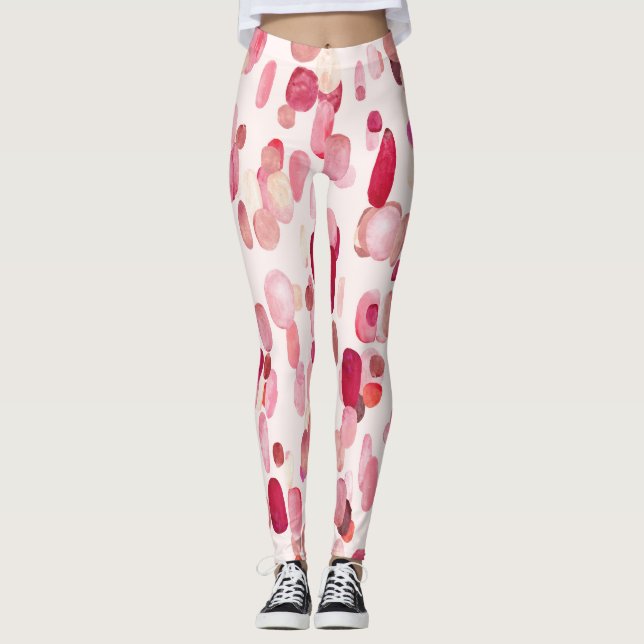 Magisk häxa, vintage sömlös mönster. leggings (Framsida)