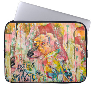 Magisk hund-datorfodral laptop fodral