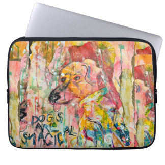 Magisk hund-datorfodral laptop fodral