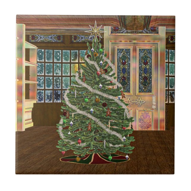 Magisk jul kakelplatta (Framsidan)