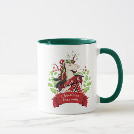 Magisk jul Unicorn Mugg