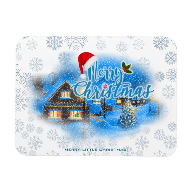 Magisk julby magnet (Horisontell)