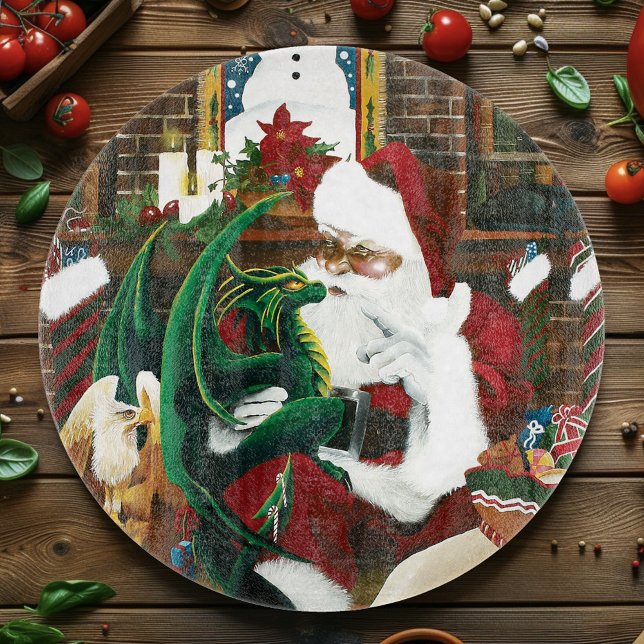 Magisk Julfantasi Tomtedrake Julmys Lugnt och mysi (Skapare uppladdad)