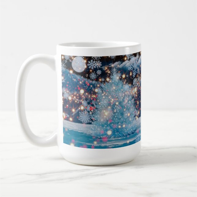 Magisk julgran kaffemugg (Vänster)