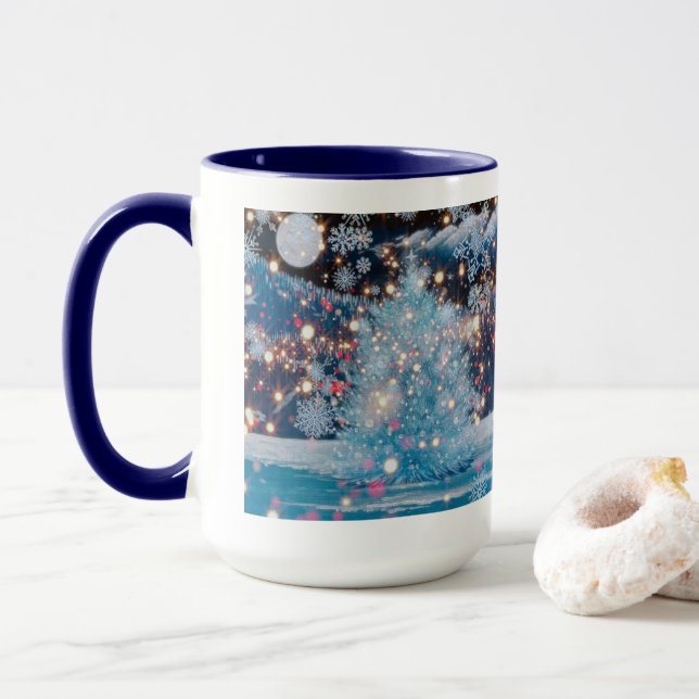 Magisk julgran mugg (Med munk)