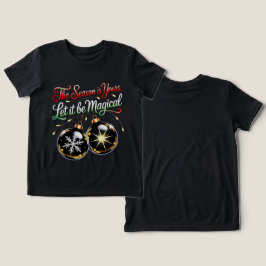 Magisk julgransprydnad för pojkar - rolig och fest t shirt