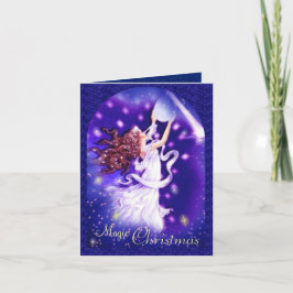 Magisk julkort helgkort