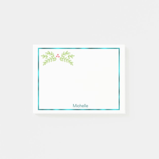Magisk jultomte ID441 Post-it Block (Framsida)