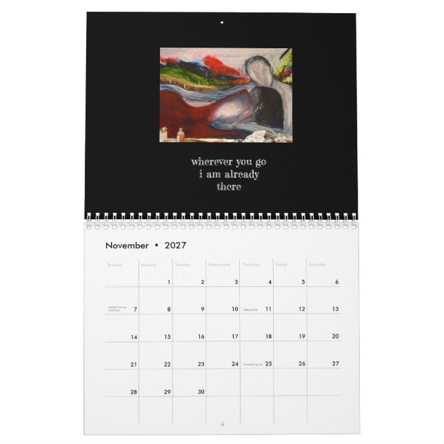 Magisk kalender med Helig Måne Sång (Nov 2027)
