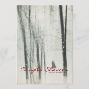 Magisk kärlek kopplar ihop duschen inbjudningar