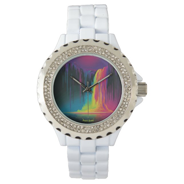 Magisk kaskad, fängslande lugn armbandsur (Framsida)