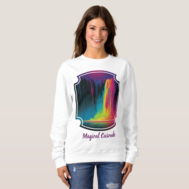 Magisk kaskad, fängslande lugn t shirt (Hel framsida)