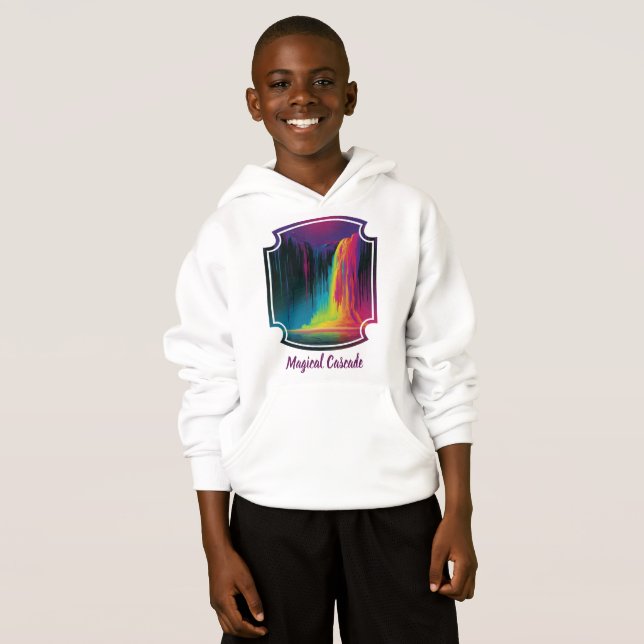 Magisk kaskad, fängslande lugn t shirt (Hel framsida)